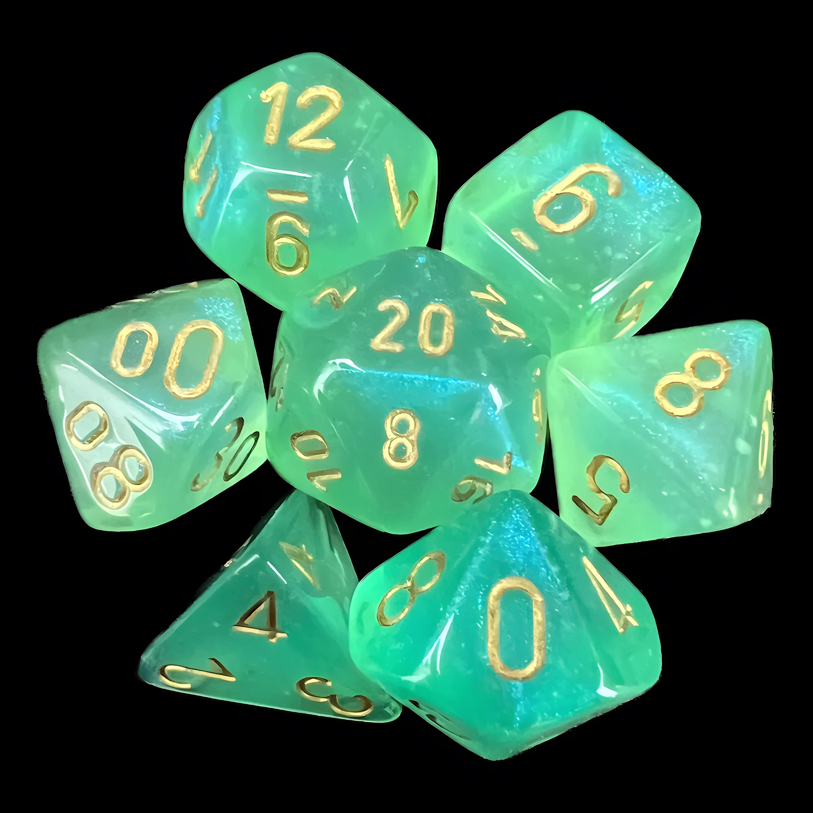 Borealis Light Green & Gold full set photo 1