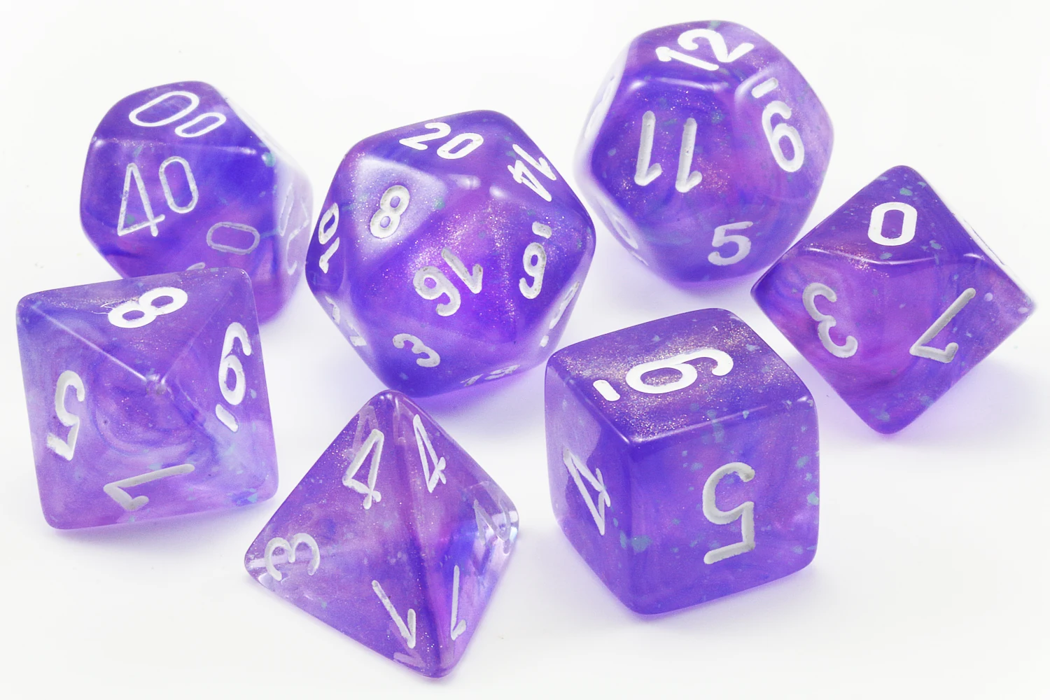 Borealis Purple & White full set photo 2