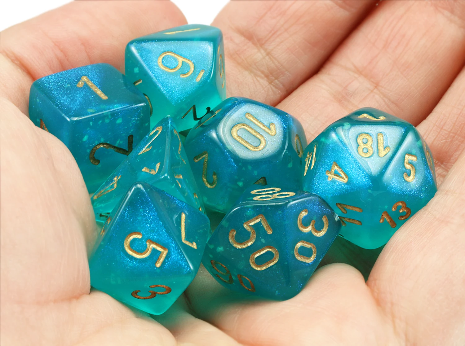 Borealis Teal & Gold full set photo 3