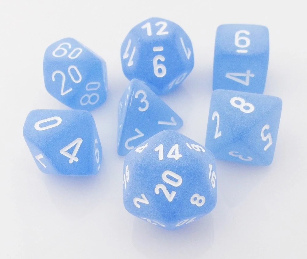 Frosted Blue & White full set photo 2