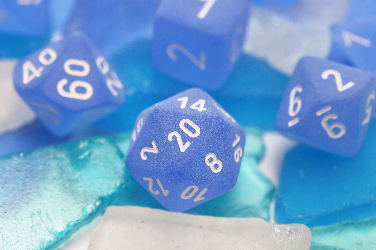 Frosted Blue & White full set photo 3