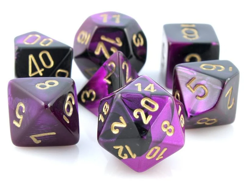 Gemini Black-Purple & Gold full set photo 1