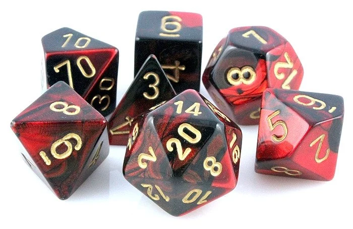 Gemini Black-Red & Gold full set photo 1