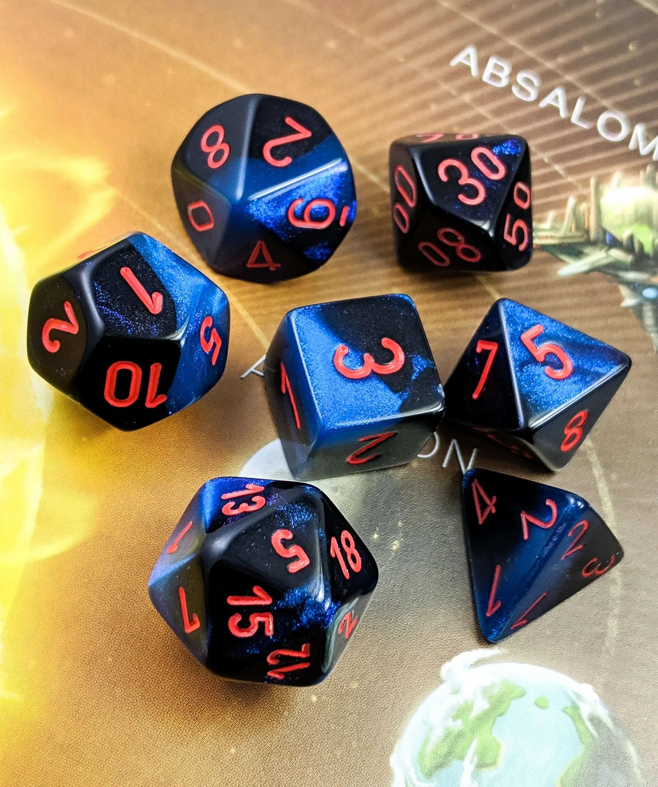 Gemini Black-Starlight & Red full set photo 3