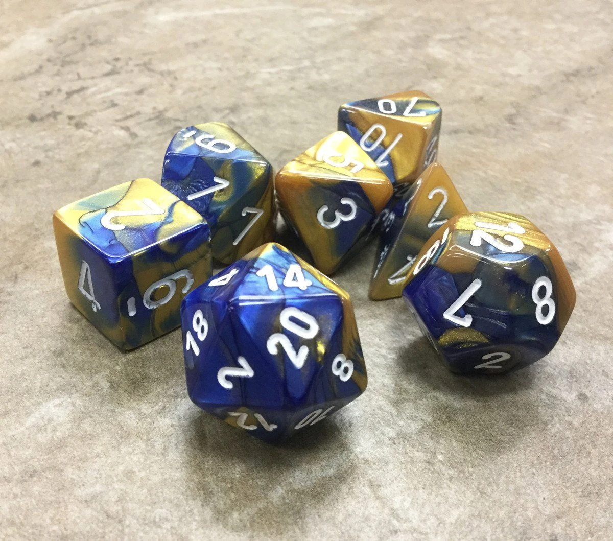 Gemini Blue-Gold & White full set photo 2