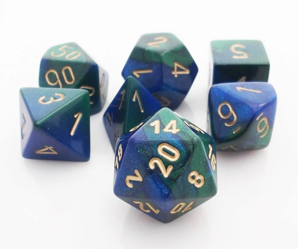 Gemini Blue-Green & Gold full set photo 1