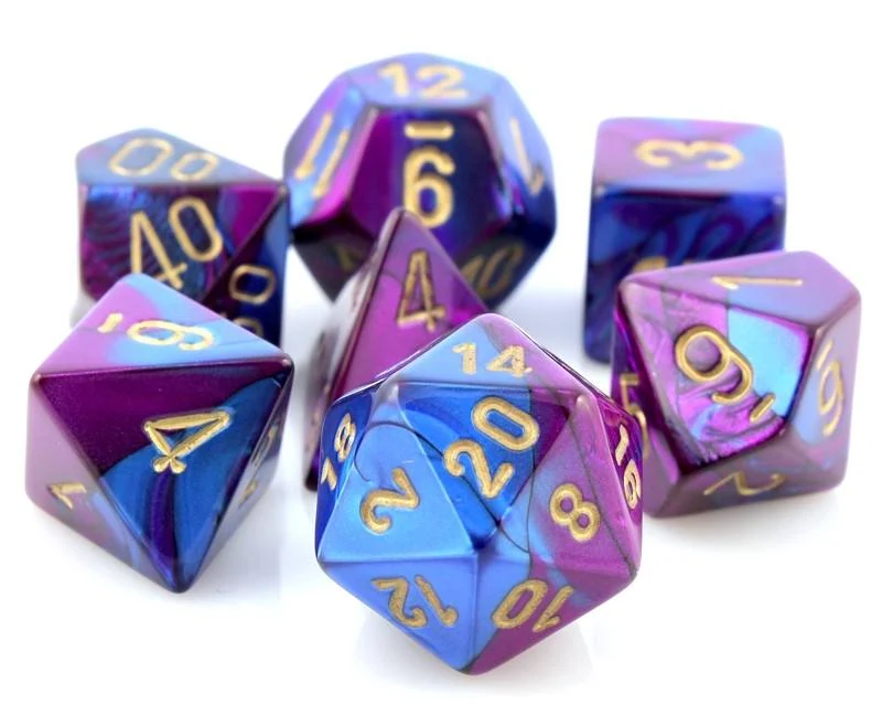 Gemini Blue-Purple & Gold full set photo 1