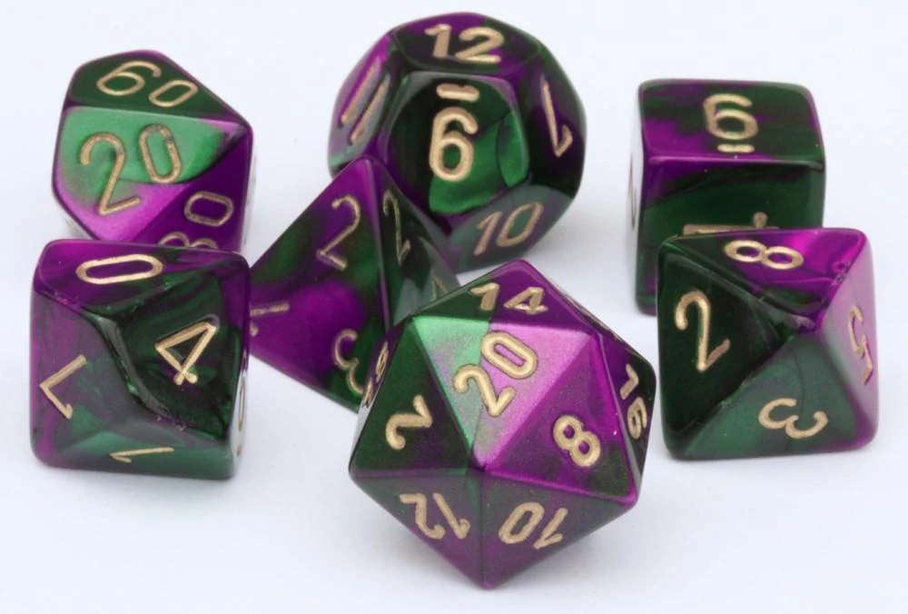 Gemini Green-Purple & Gold full set photo 1