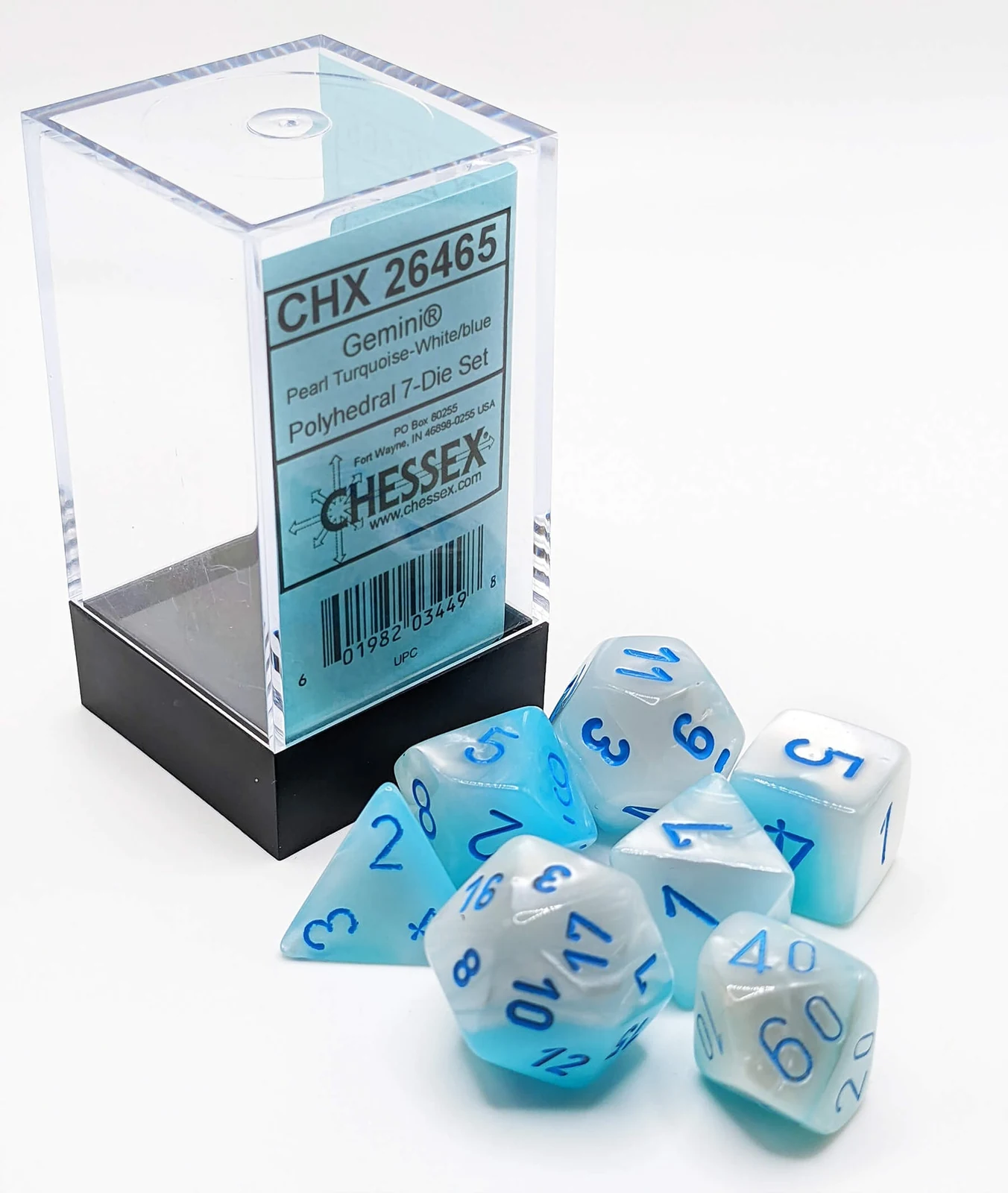 Gemini Pearl Turquoise-White & Blue full set photo 1