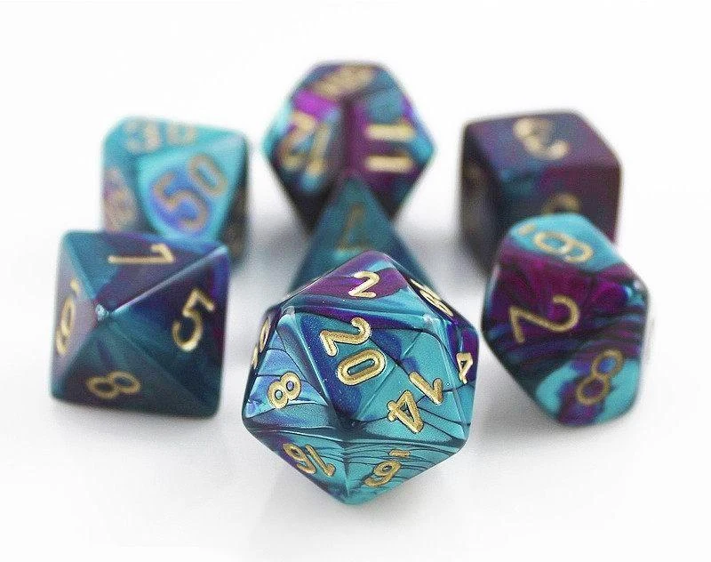 Gemini Purple-Teal & Gold full set photo 1