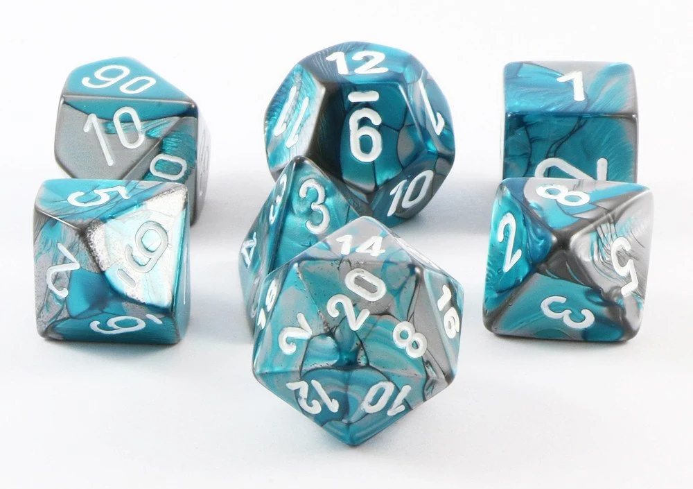 Gemini Teal-Steel & White full set photo 1