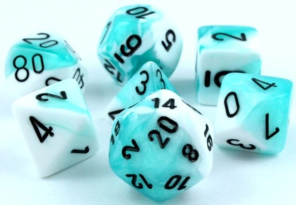 Gemini Teal-White & Black full set photo 1