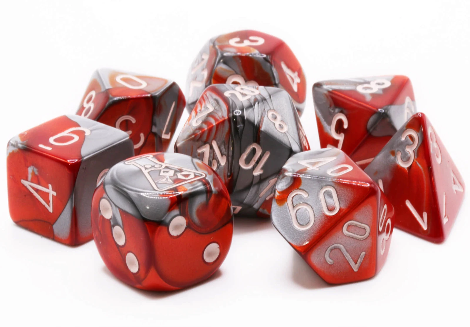 Lab Gemini Red-Steel & White full set photo 1