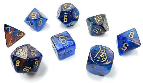 Lab Lustrous Azurite & Gold full set photo 2