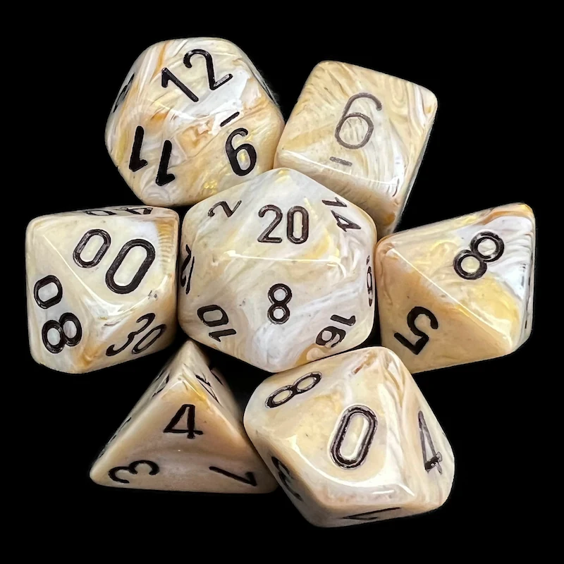 Marble Ivory & Black full set photo 1