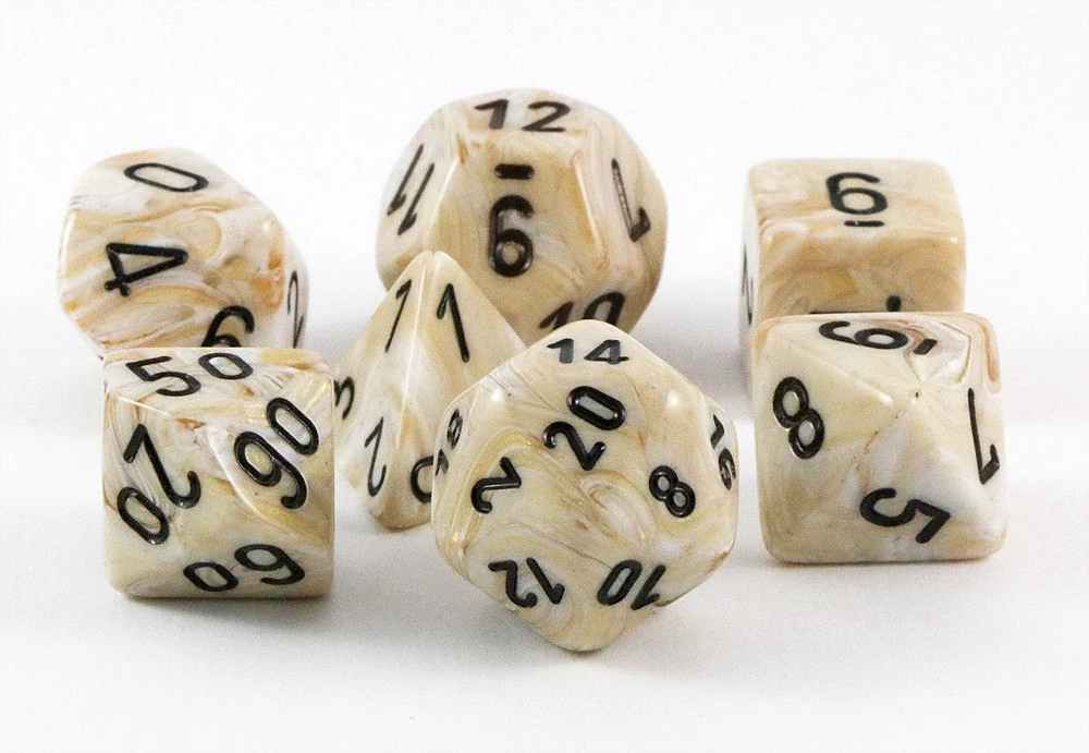 Marble Ivory & Black full set photo 2