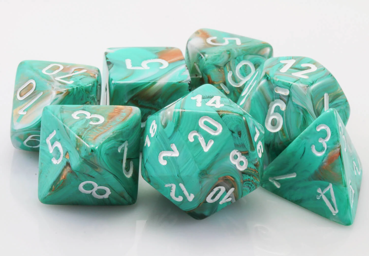 Marble Oxi-Copper & White full set photo 2