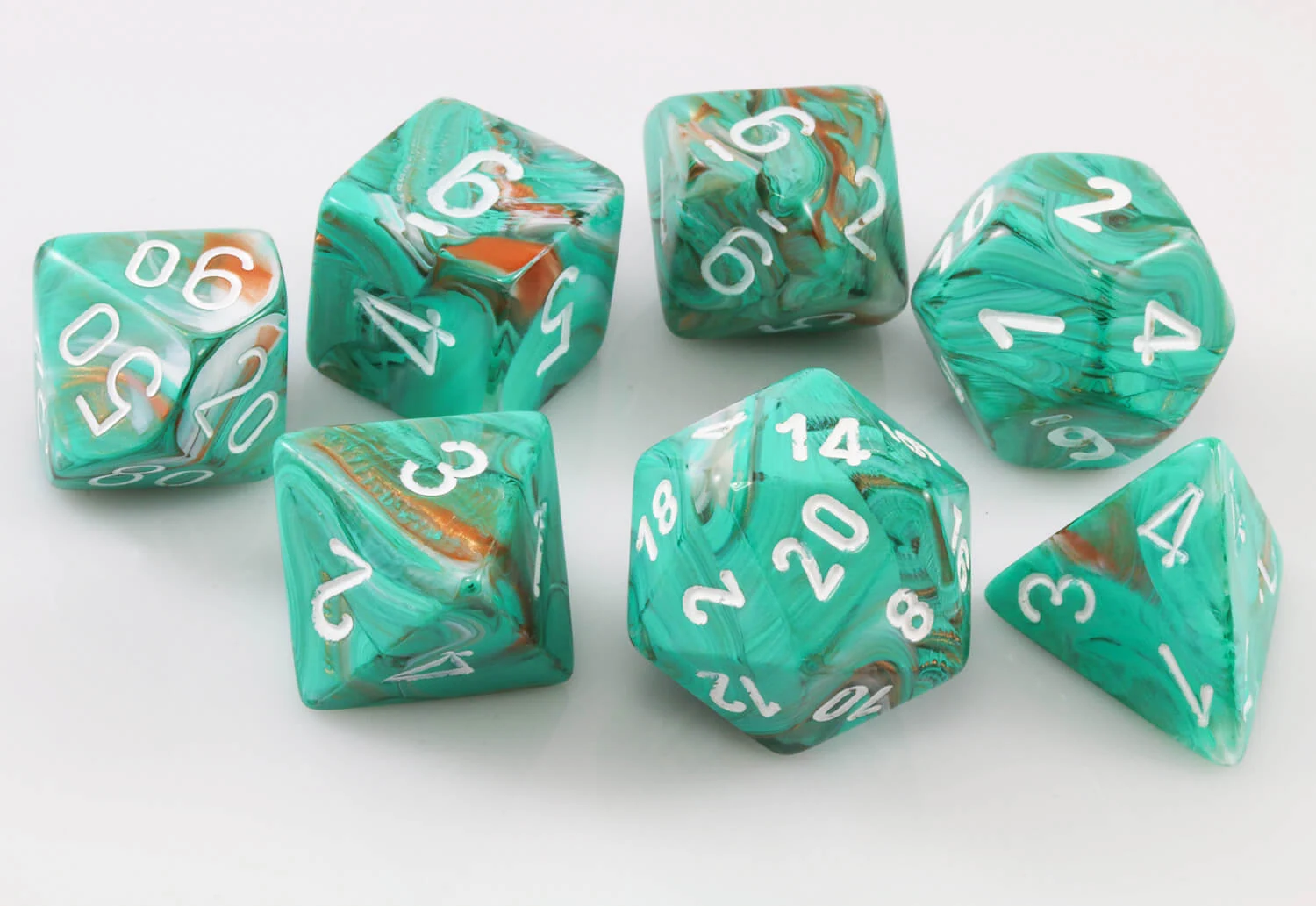 Marble Oxi-Copper & White full set photo 3