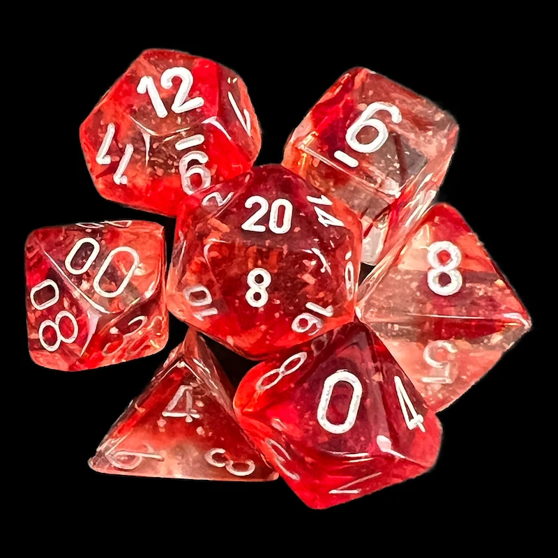 Nebula Red & Silver full set photo 1