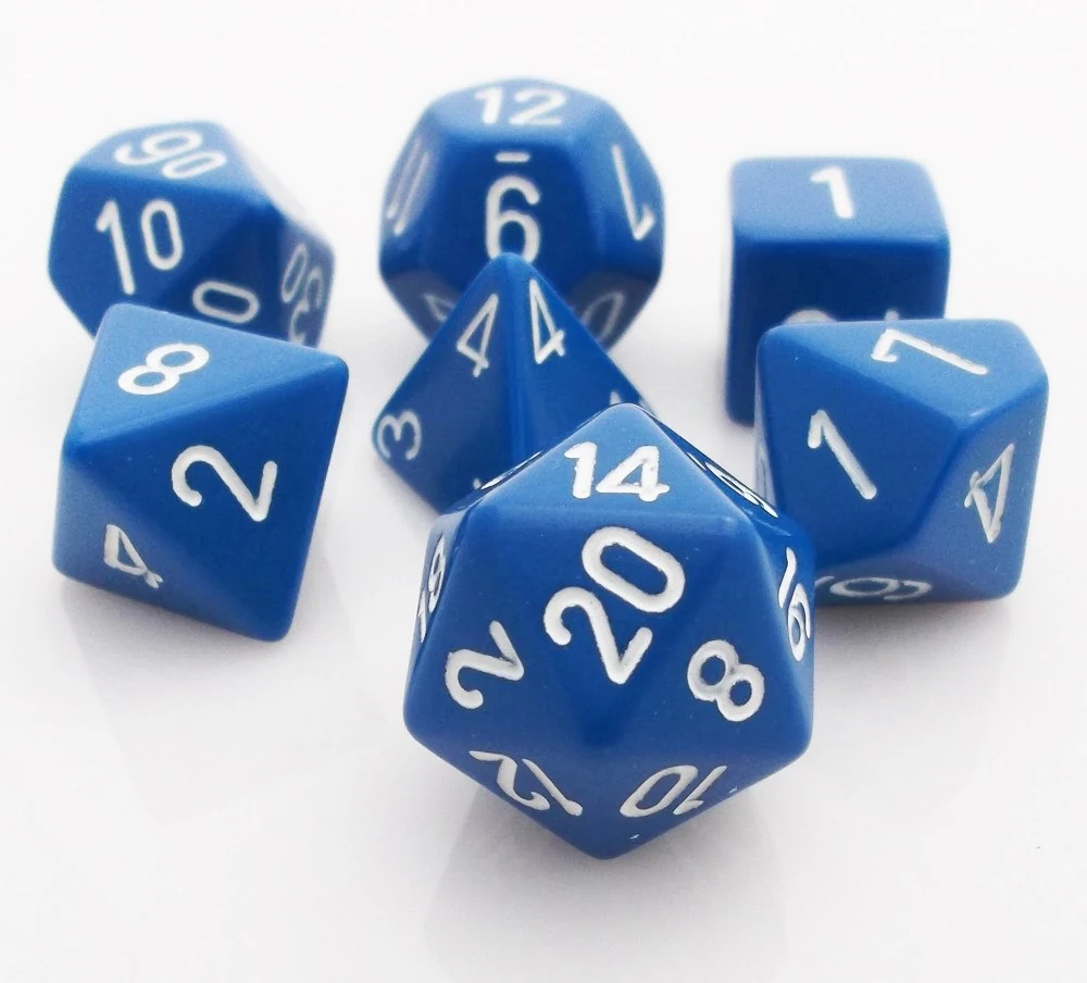 Opaque Blue & White full set photo 1