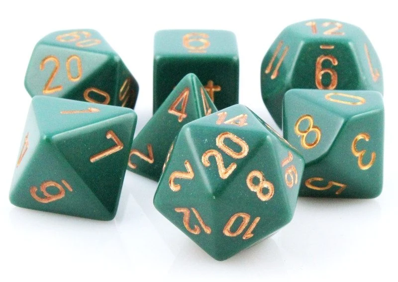 Opaque Dusty Green & Copper full set photo 2