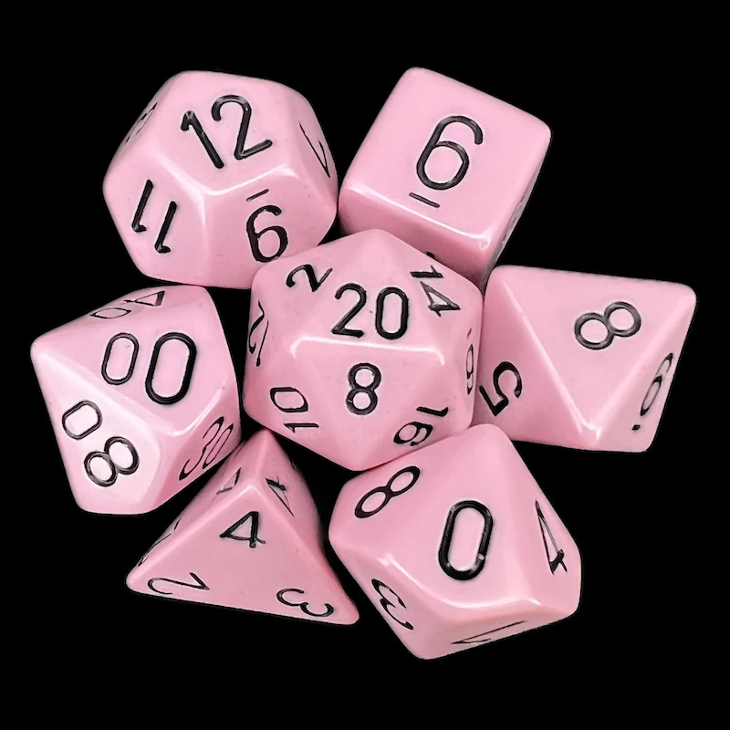 Opaque Pastel Pink & Black full set photo 1