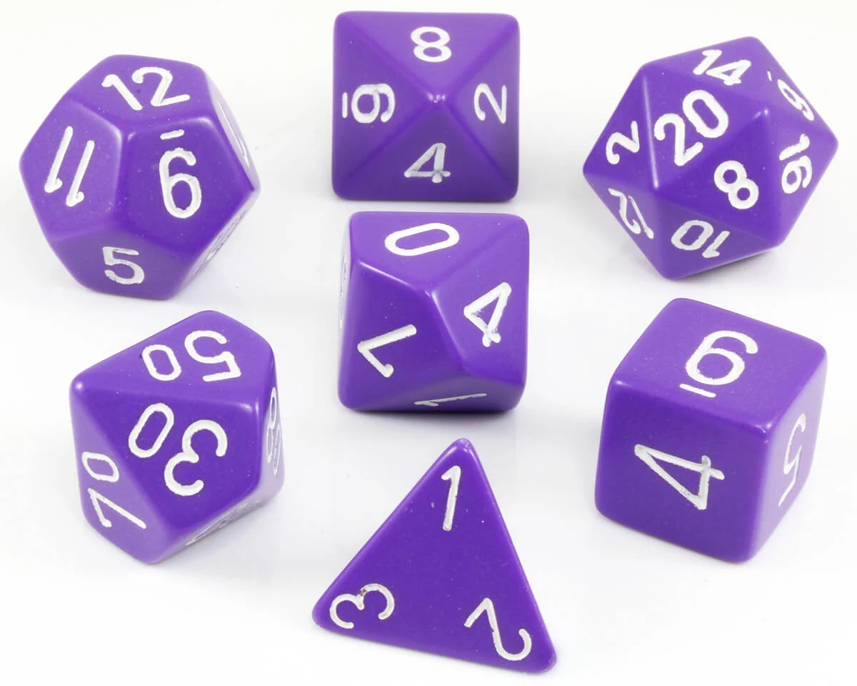 Opaque Purple & White full set photo 2