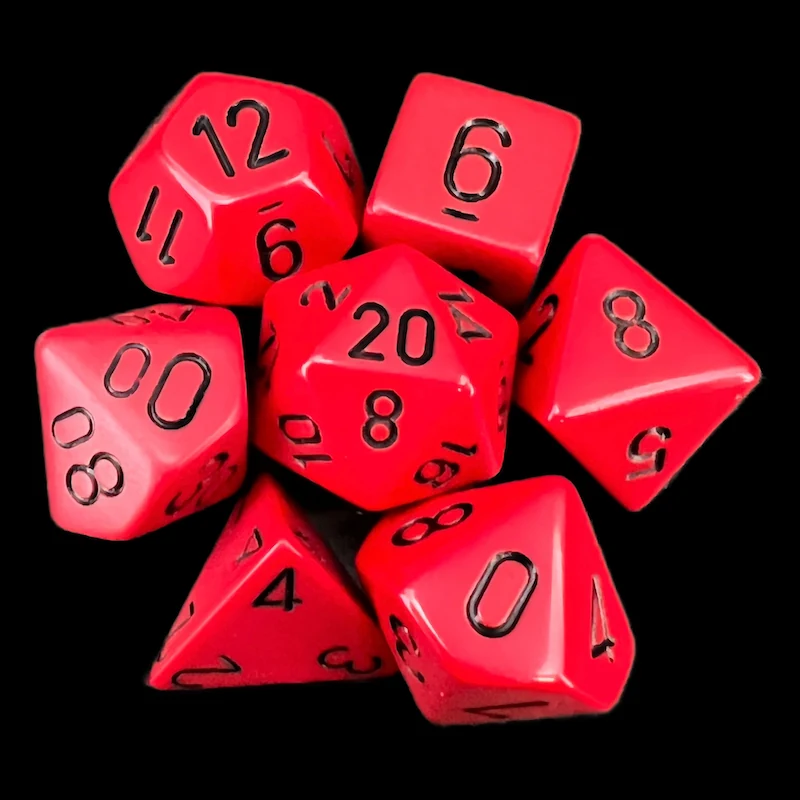 Opaque Red & Black full set photo 1