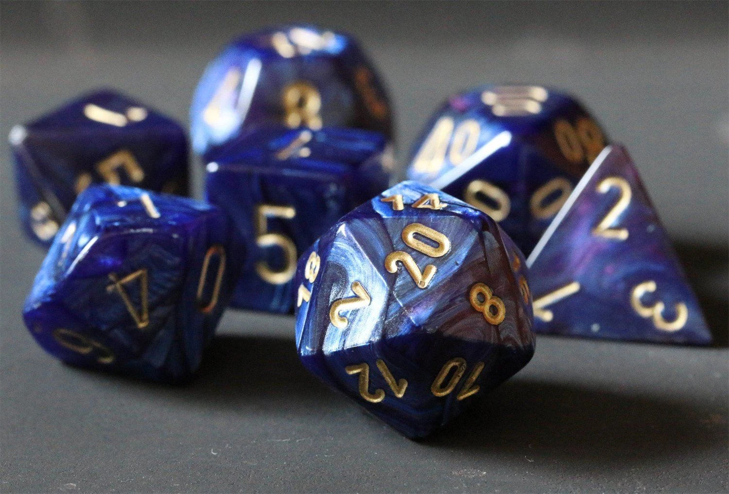 Scarab Royal Blue & Gold full set photo 3