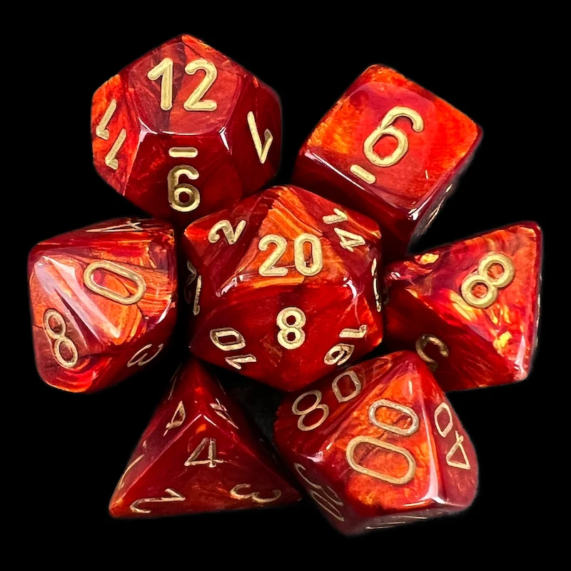 Scarab Scarlet & Gold full set photo 1