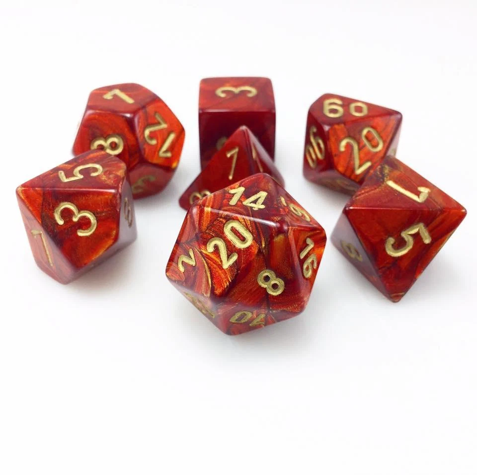 Scarab Scarlet Red & Gold full set photo 1