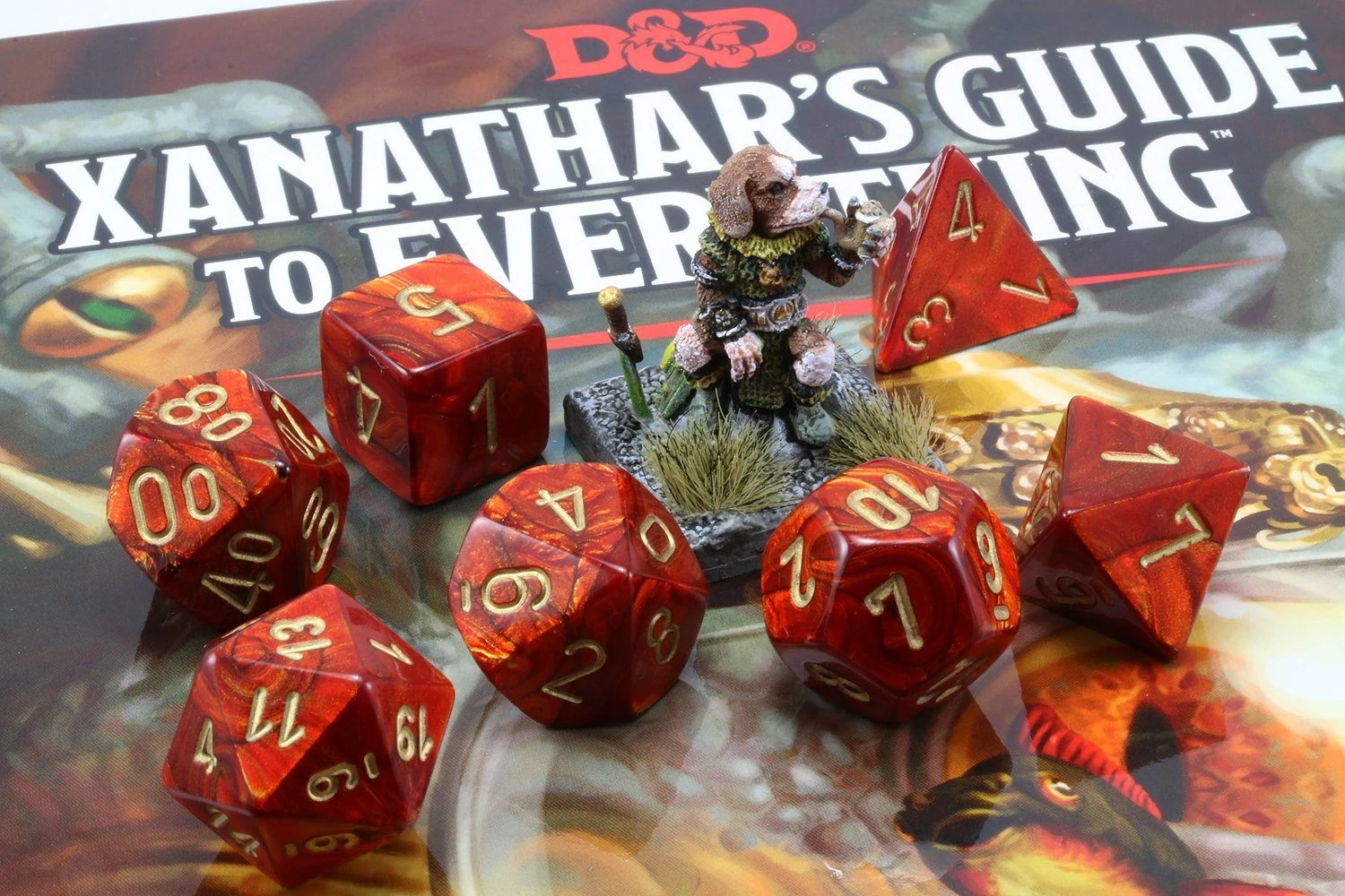 Scarab Scarlet Red & Gold full set photo 2