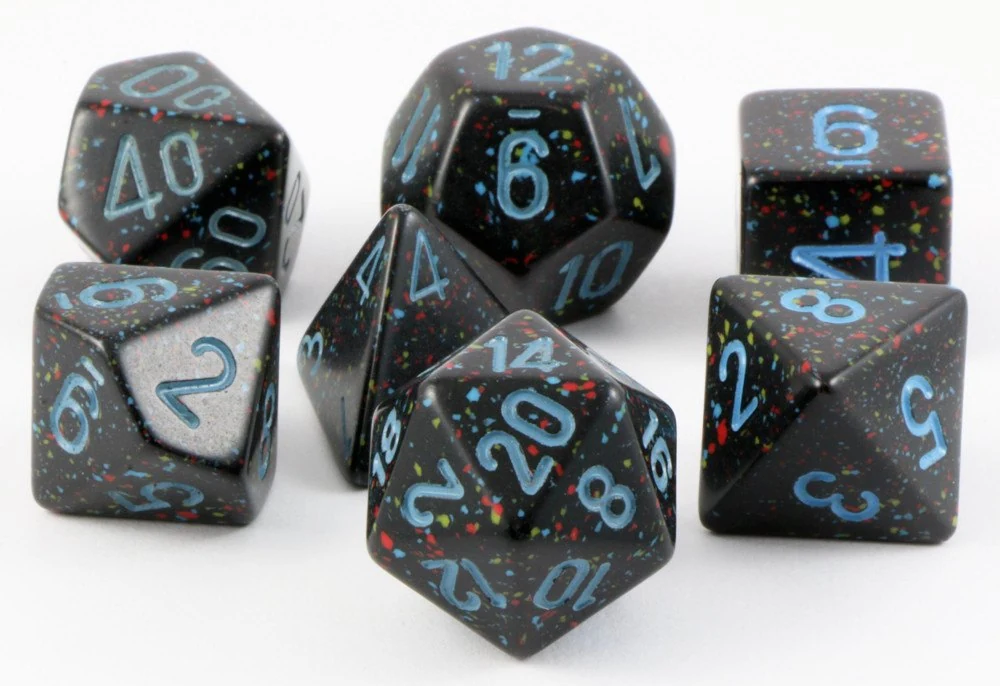 Speckled Blue Stars full set photo 2
