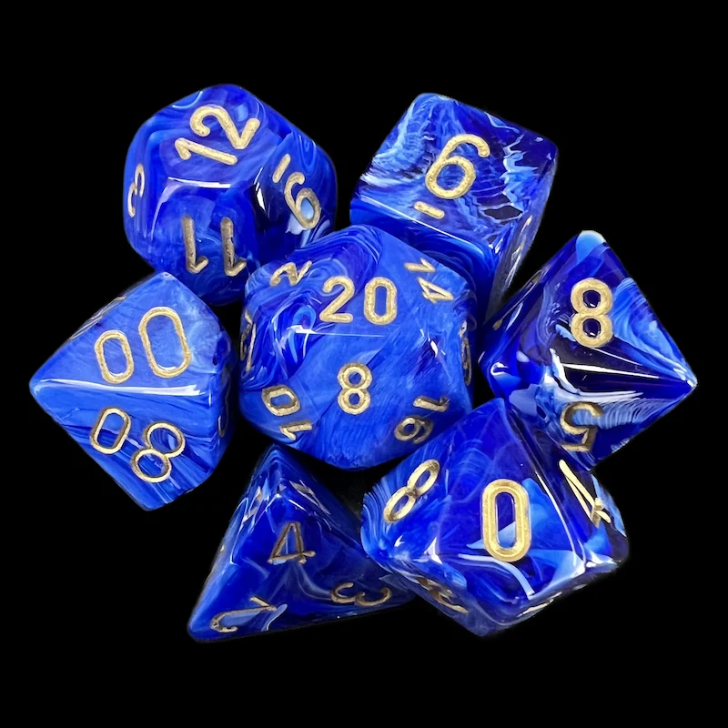 Vortex Blue & Gold full set photo 1