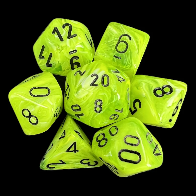 Vortex Bright Green & Black full set photo 1