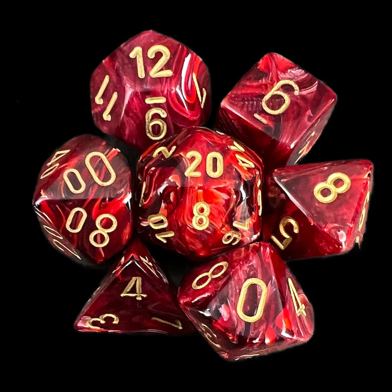Vortex Burgundy & Gold full set photo 1