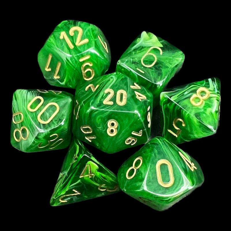 Vortex Green & Gold full set photo 1