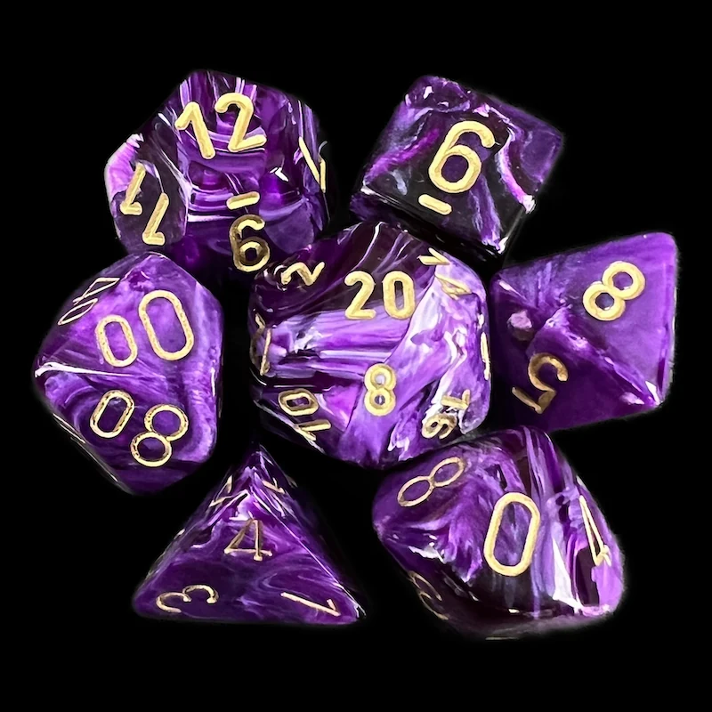 Vortex Purple & Gold full set photo 1