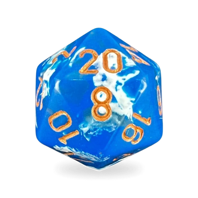Brush Wavebreak & Gold d20