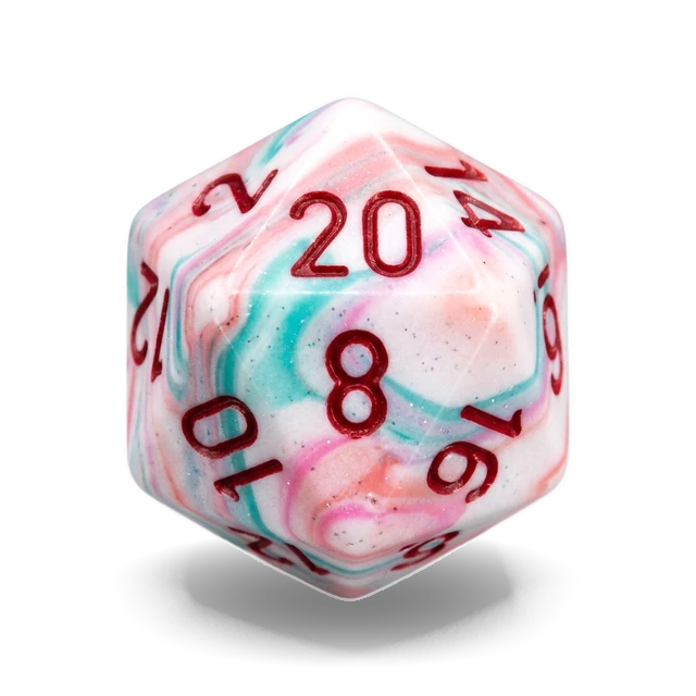 Festive Pop Art & Red d20