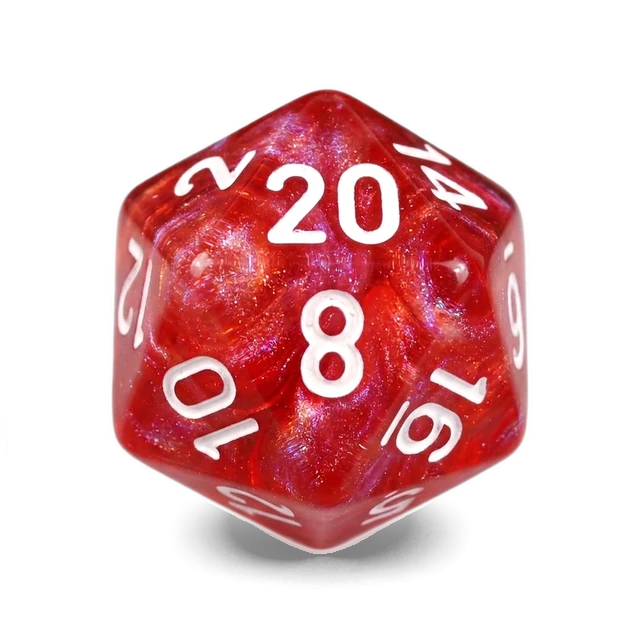 Lab Borealis Passion & White d20, studio image