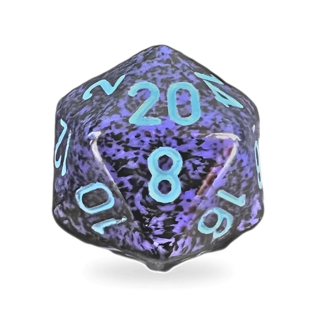 Speckled Cobalt d20