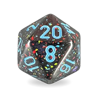 Chessex Speckled Blue Stars D20 die