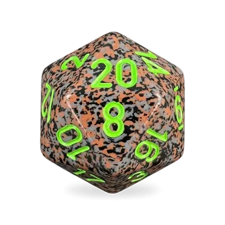 Chessex Speckled Earth D20 die