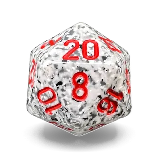 Chessex Speckled Granite D20 die