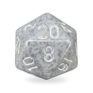 Chessex Speckled Hi-Tech D20 die