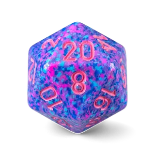 Chessex Speckled Purple Passion D20 die