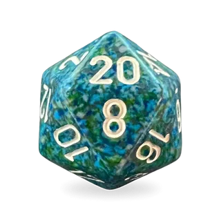 Chessex Speckled Sea D20 die