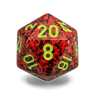 Chessex Speckled Strawberry D20 die