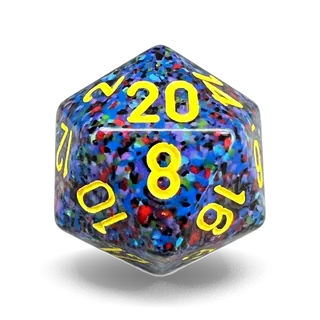 Chessex Speckled Twilight D20 die